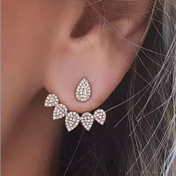 Anthropologie Jewelry - 3/$30 NEW! Diamond Hanging Earrings Studs Cute Fashion